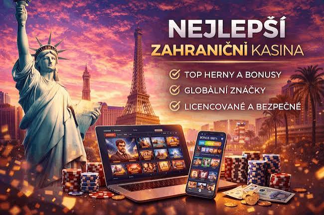 Zahraniční online casino bonus bez vkladu pro české hráče